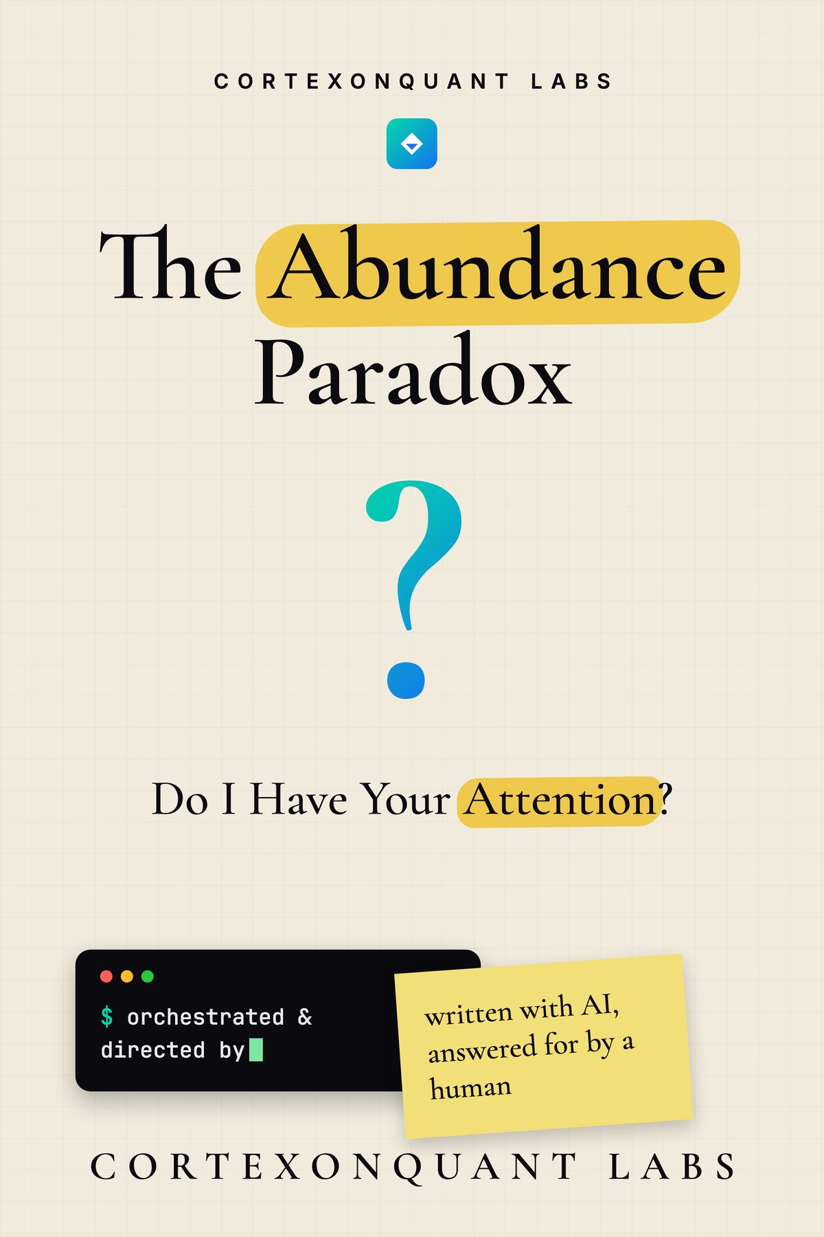 The Abundance Paradox, book cover
